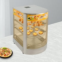 3-Tier Electric Food Warming Cabinet Commercial Countertop Warming Display Case
