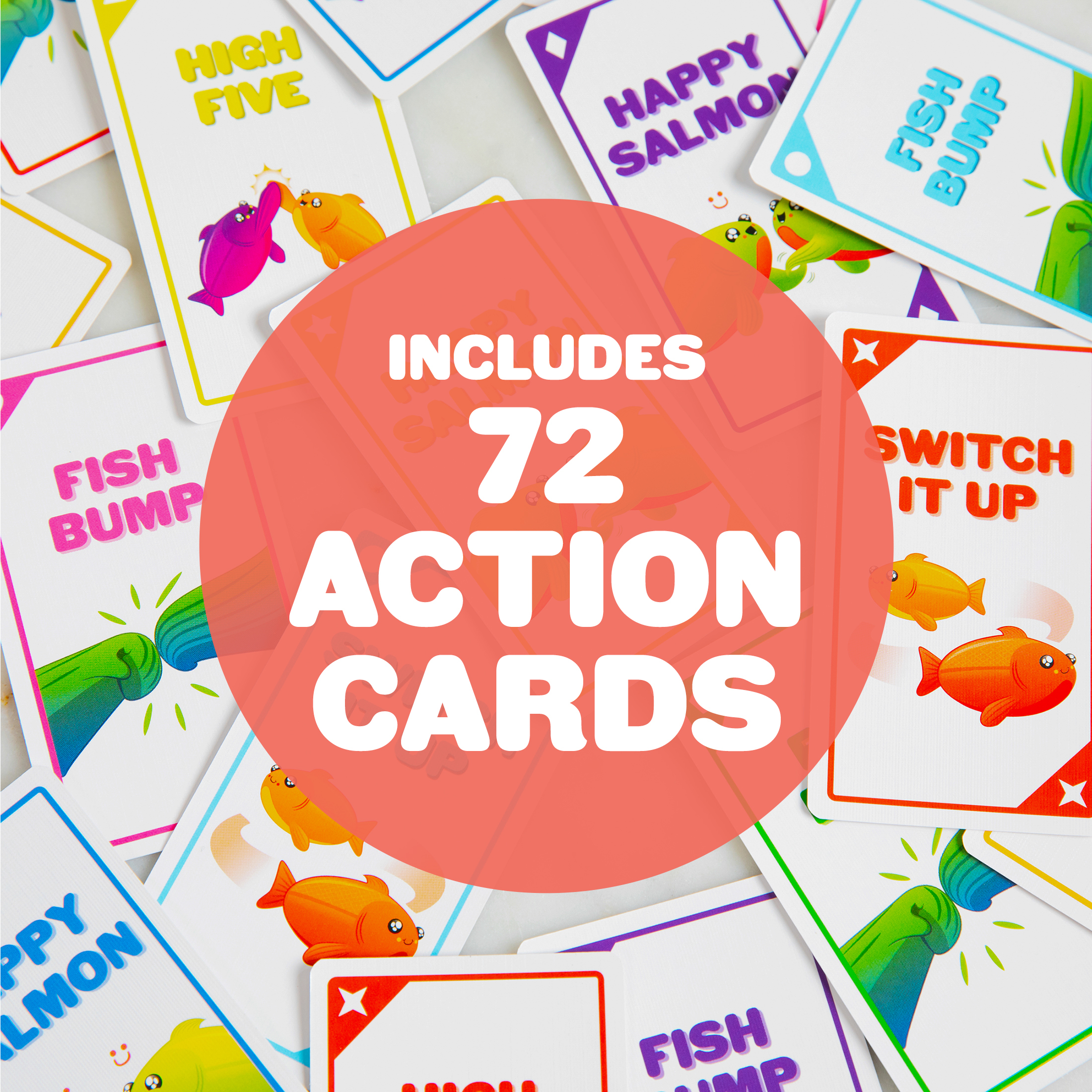 Exploding Kittens Happy Salmon Card Game, 3-6 Players photo 2