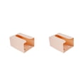 thumbnail image 4 of fastboy Home Toilet Paper Dispenser Living Room Papers Tissues Holder Napkin Rack Apricot 2Set, 4 of 6