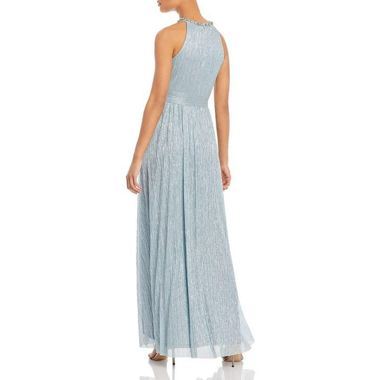 Eliza J Womens Metallic Embellished Evening Dress Walmart