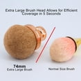 thumbnail image 3 of Brocha de maquillaje corporal DRIPOO, aplicador autobronceador extra grande, 3 of 7