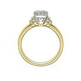 thumbnail image 2 of 0.65 Carat Excellent Asscher Cut Real Diamond Latest Design Solitaire Engagement Ring for Ladies Solid 14K Yellow Gold Size 7.5, 2 of 6