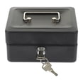 thumbnail image 1 of MasteelfCA 1 Set Thickened Cash Box with Key Lock Portable Iron Money Box Storage Case, 1 of 8