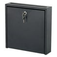 thumbnail image 2 of Safco Products Wall-mountable Interoffice Mailbox, 18w X 7d X 18h, Black, 2 of 2