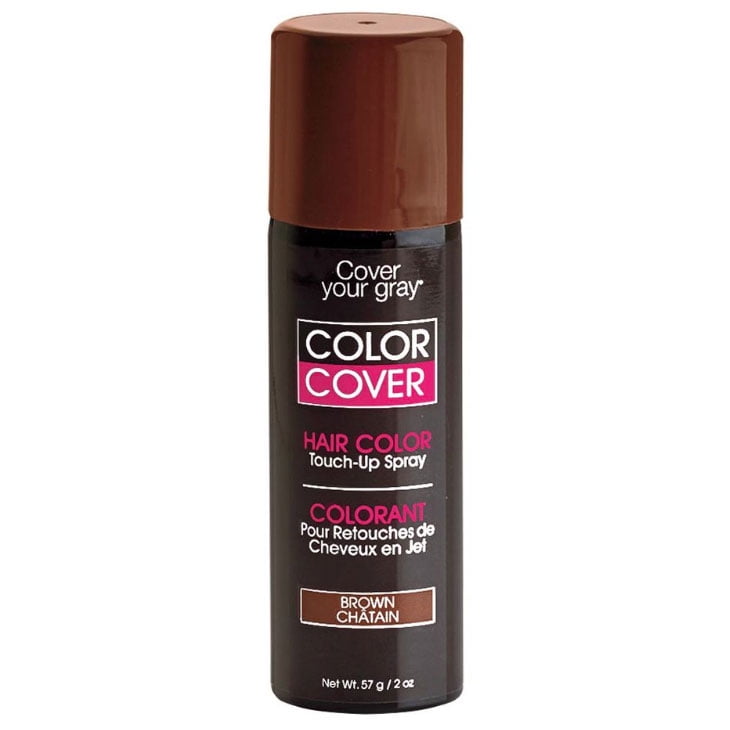 Cover Your Gray Hair Color Touch Up Spray, Brown, 2 Oz