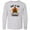 AC-Heather Grey, variant on Inktastic Thanksgiving Funny Kids Turkey Long Sleeve Youth T-Shirt