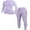 Purple, variant on Sociala Thermal Underwear for Women Base Layer Women Cold Weather,Long Johns for Women