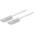 thumbnail image 1 of Chef Craft Select Plastic Mini Spatula Set, 6 inches in Length 2 Piece Set, White, 1 of 2