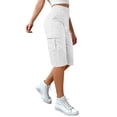 thumbnail image 2 of Delayuji Women's Cargo Pant Short Summer Comfortable Cargo Pants with Multiple Pocket, 2 of 7