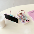 thumbnail image 3 of Cute Dolls Phone Case Compatible with iPhone 12, Soft TPU Flexible Silicone Case with Phone Holder, Full Body Screen Camera Protective Cover, Shockproof, Anti-Scratch, Slim Phone Case, 3 of 4
