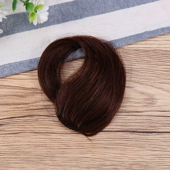 GOOHOCHY 1Pack Bang Wig Hair Accessories For Women Light Brown 8.00X5.00X0.60CM For Costume Parties And Headdress
