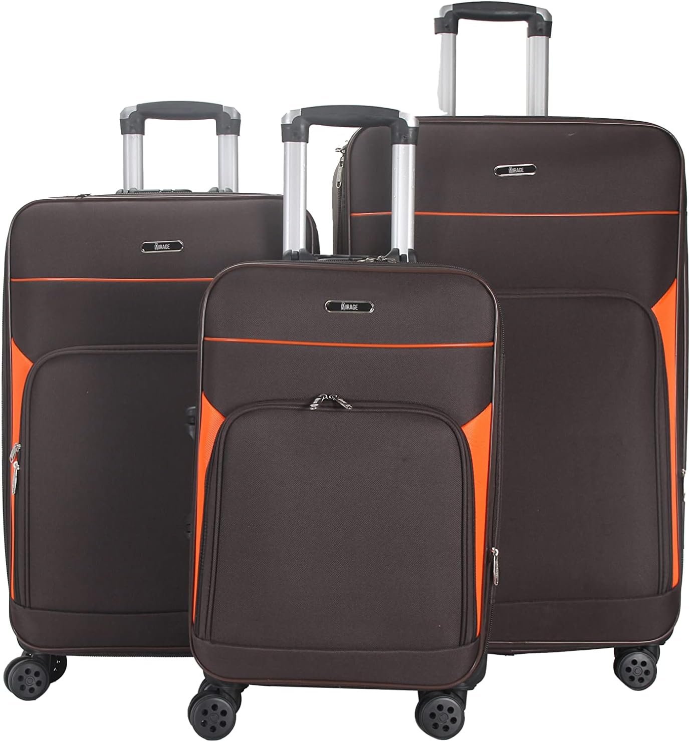 Mirage Jane Soft Shell Lightweight 360 Dual Spinning Wheels Combo Lock