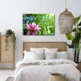thumbnail image 2 of Zen Flower Canvas Wall Art Water Lilies in Full Bloom in the Sun Canvas Print Picture for Bathroom,Yoga Meditation Room,Living Room,Spa Room Decor, 2 of 11