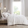thumbnail image 2 of Home Essence Madeline 4 Piece Microsculpt Comforter Set, King/Cal King, White, 2 of 13
