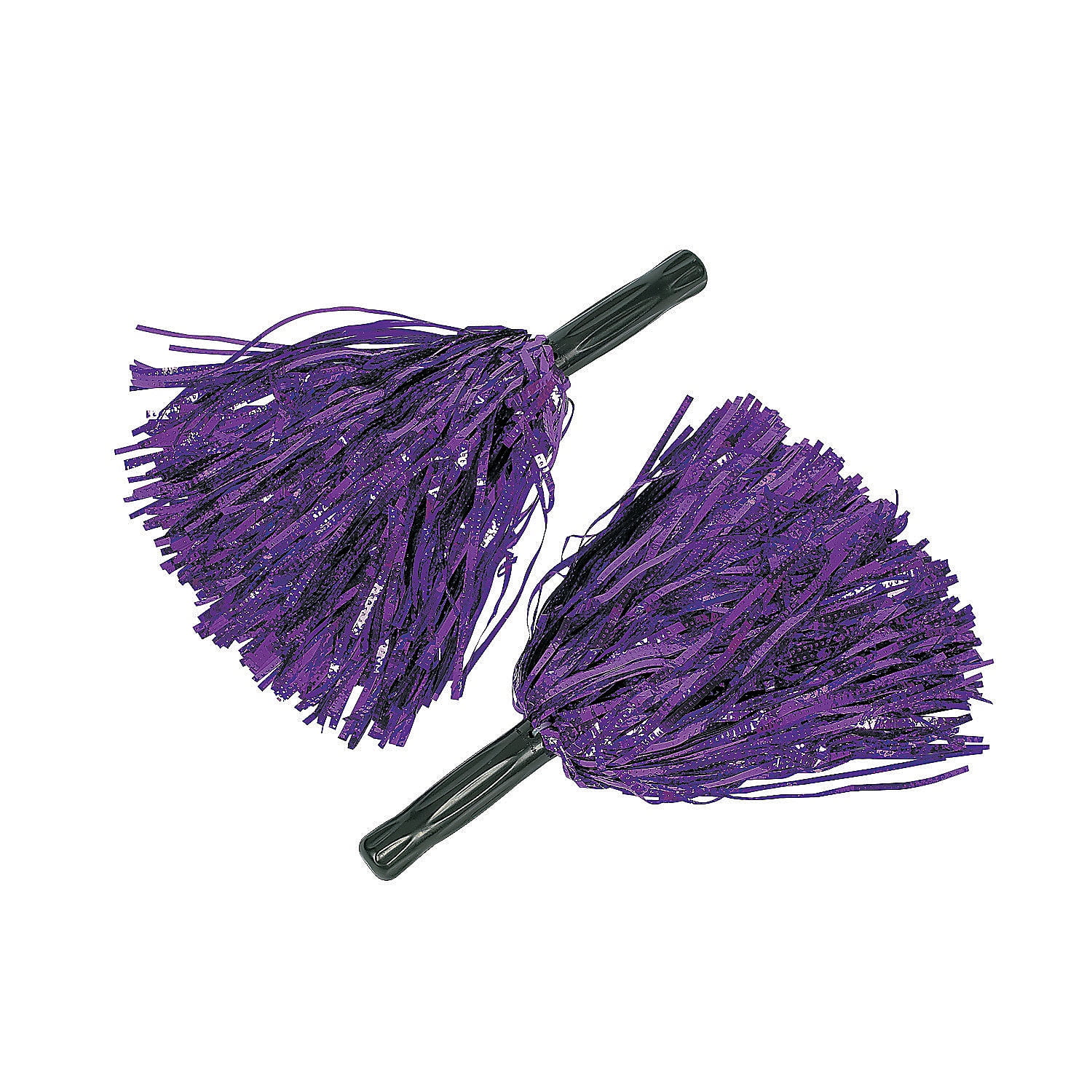 Metallic Purple Pom Poms(1Pr/Hc)6 Hc/Un Party Favors 12 Pieces