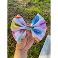 thumbnail image 3 of Little Girls Valentines Candy Heart Hair Bow gift, 3 of 3