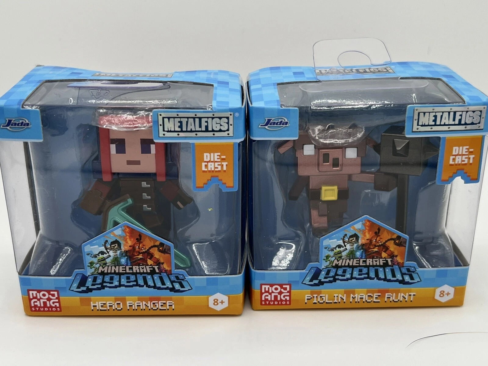 MINECRAFT LEGENDS Die-Cast 2.5” Figures JADA METALFIGS HERO RANGER