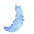 thumbnail image 5 of 6ct Matte Kiwi Green Feather Shatterproof Christmas Ornaments 6", 5 of 6