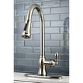 thumbnail image 3 of Kingston GSY7778ACL American Classic Single-Handle Pull-Down Kitchen Faucet in Brushed Nickel, 3 of 6