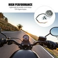 thumbnail image 3 of MIANGASTORE Universal LED Digital Tachometer Speedometer Motorcycle Gauge Waterproof 12V (Silver), 3 of 9