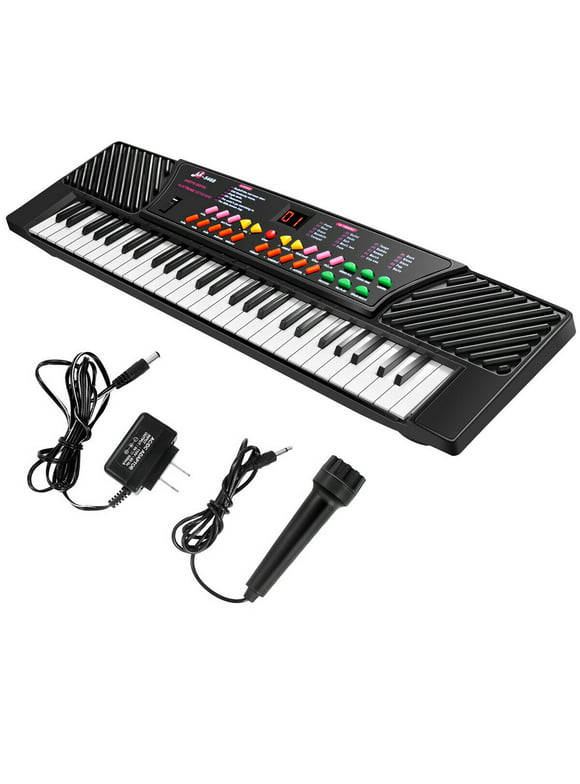 Costway 54 Keys  Electronic Music Keyboard Kid Piano Organ W/Mic & Adapter