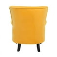 thumbnail image 5 of Spirit up Art 29" Wide Fabric Tufted Armchair in Yellow, 5 of 8