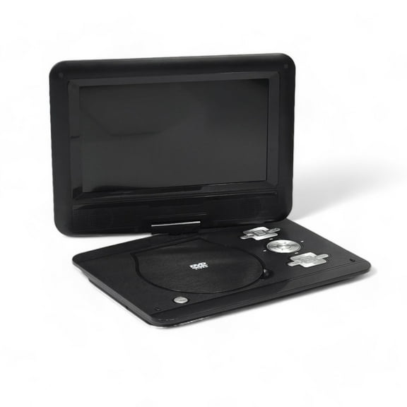 Restored Onn Portable 10" DVD Media Player 180 degree swivel with 5-hr battery 180 degree swivel - 100093889 with Remote control (Refurbished)