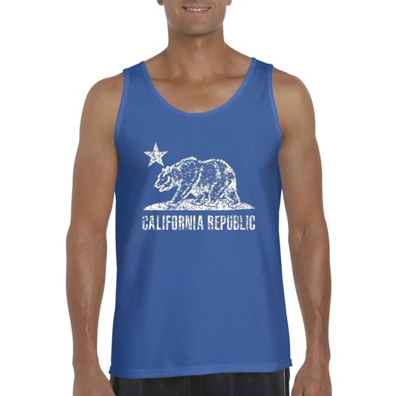 Normal is Boring - Men's Tank Top for Men, up to Men Size 3XL - California Bear