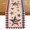 American-8, variant on Merry Christmas Red Black Xsms Fir Twigs Ball Winter Table Runner 13"x108", Buffalo Farmhouse Runner for Kitchen, Coffee Table & Holiday Party