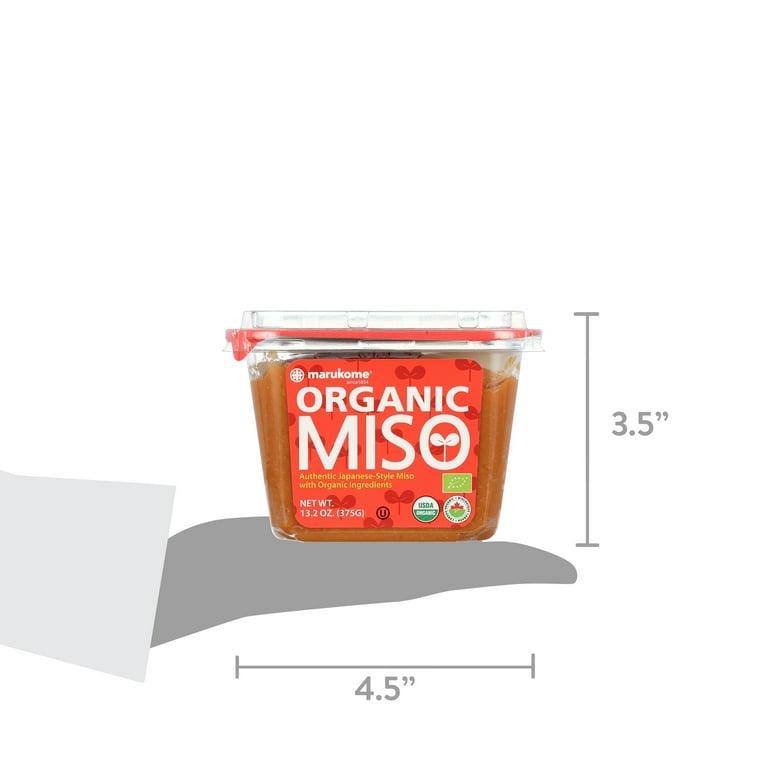 Marukome Organic Miso Broth, Gluten-Free Vegetarian, 13.2 Ounce