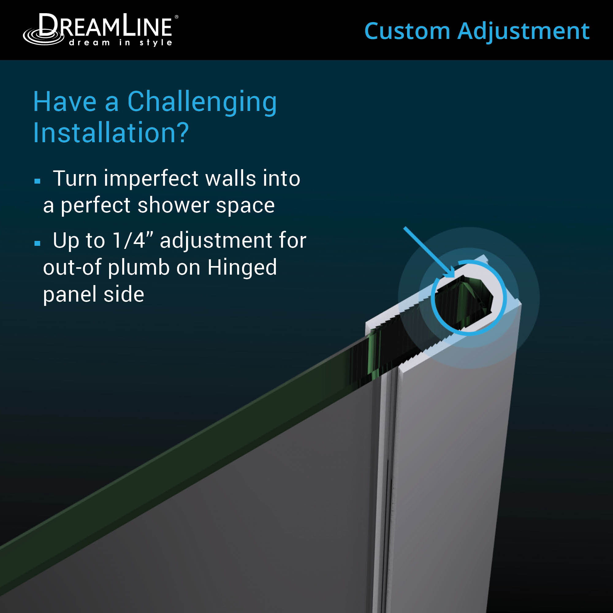 DreamLine Unidoor-X 32 in. W x 72 in. H Frameless Hinged Shower Door in Satin Black