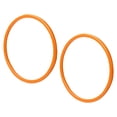thumbnail image 2 of Fundas de empuje manual para silla de ruedas, antideslizantes, fáciles de quitar y limpiar, repuesto de 24 pulgadas naranja, 2 of 8