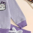 thumbnail image 7 of REgarm Halloween Outfit Toddler Baby Boy Girl Ghost Pumpkin Embroidery Pullover Sweatshirt Pant Sets Fall Winter Clothes,12-18 Months, 7 of 7
