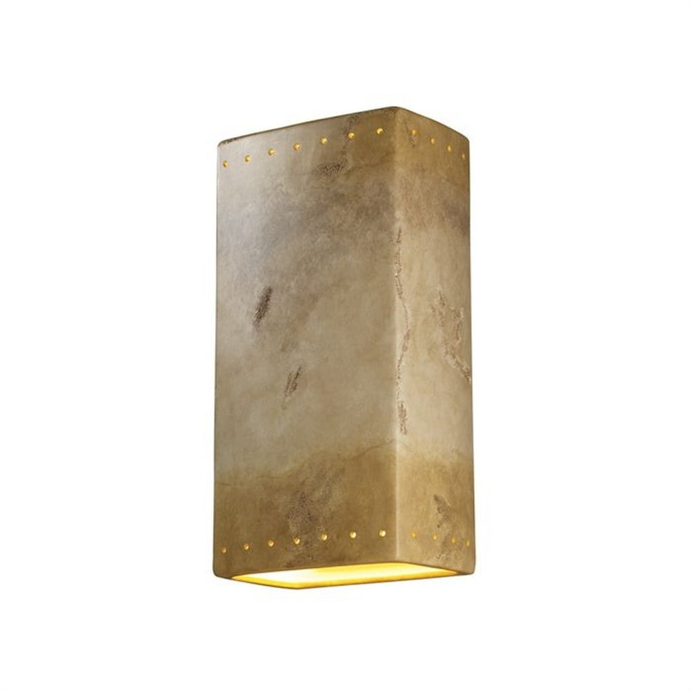 Justice Design Group Ambiance Collection 1-Light Wall Sconce Verde Patina Finish Justice Design Group Ambiance Collection 1-Light Wall Sconce Verde Patina Finish