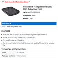 thumbnail image 2 of Console Lid - Compatible with 2002 - 2005 Dodge Ram 2500 2003 2004, 2 of 2