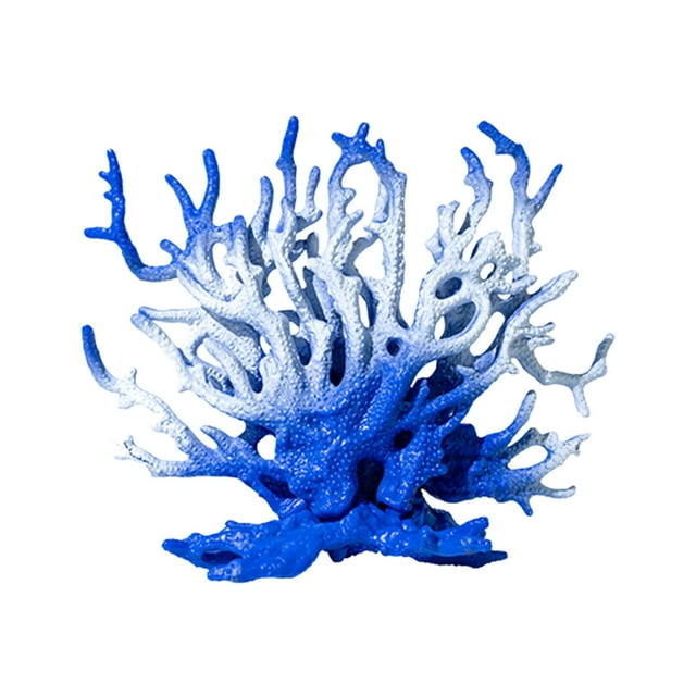 Plastic Coral Decoration for Fish Tank Realistic Modeling Safe for Fish