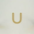 thumbnail image 3 of Package of 1, 6 Inch X 1/2" Thickness MDF Letter u in The Century Gothic Font, Thick, Lower Case for Art & Craft Project, Made in USA, 3 of 4