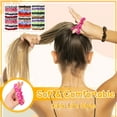 thumbnail image 6 of AOWOO 50 Pcs Satin Hair Scrunchies, 25 Colors Silk Hair Ties,Bulk Silk Elastic Hair Bands,Elastics Ponytail Holders,Multicolor Hair Tie Scrunchy for Women Girl, 6 of 7