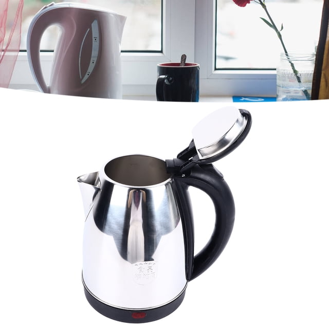 Stainless Steel Electric Kettle Hot Water Boiler Fast Boiling Countertop Heater Auto Shut Off for Coffee Tea Maker, Countertop Electric Water Kettle