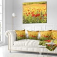 thumbnail image 3 of Designart Sea of Blossom - Landscape Printed Throw Pillow - 16x16, 3 of 5