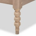 thumbnail image 2 of Baxton Studio Cielle French Bohemian Antique Oak Finished Wood King Size Platform Bed Frame, 2 of 9