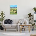 thumbnail image 2 of Stupell Industries Open Country Farmland Landscape Yellow Hay Bails Landscape Painting White Framed Art Print Wall Art, 24 x 30, 2 of 7