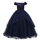 thumbnail image 2 of Vestido de fiesta de tul azul marino para niñas Vestido de fiesta de comunión para niñas adolescentes zhangyuxiang unisex, 2 of 2
