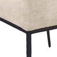 thumbnail image 4 of Meridian Furniture Reeves Beige Chenille Fabric Dining Chair (Set of 2), 4 of 9