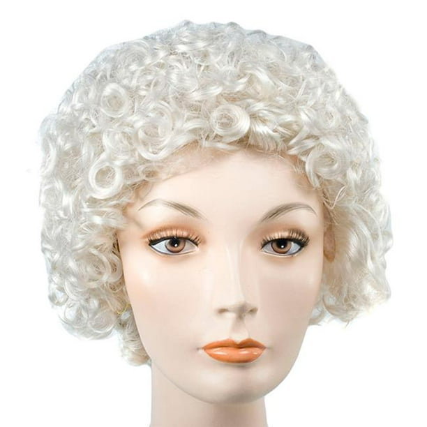 Morris Costumes LW243GY Style 100 Curly Grey Wig Costume