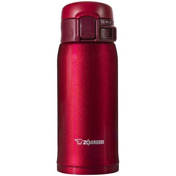 ZOJIRUSHI Flip-open Vacuum Insulated Travel Mug SM-SE36 - 12oz Red