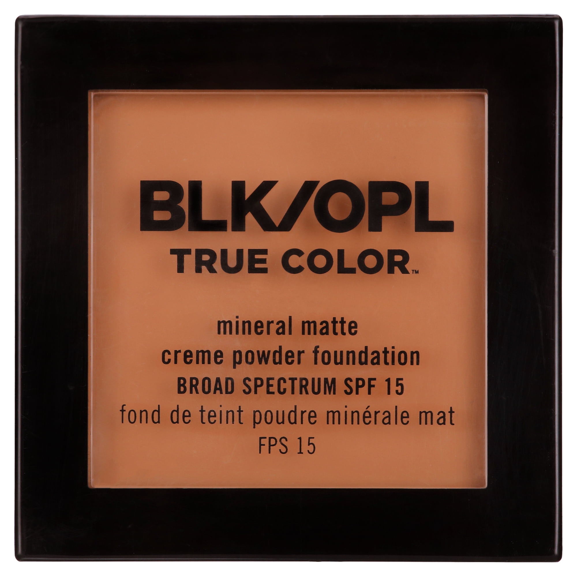 BLK/OPL True Color Mineral Matte Crème Powder Foundation SPF 15 Rich Caramel 0.30 oz Medium to Full Buildable Coverage Hides Imperfections