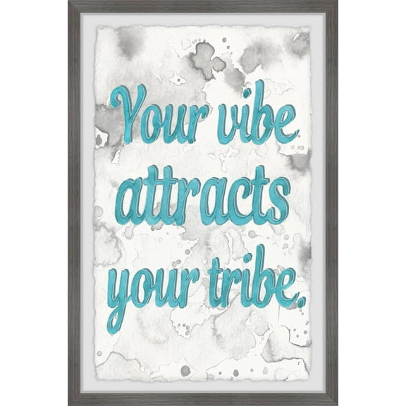 Marmont Hill Your Vibe Attracts Your Tribe III Framed Wall Art