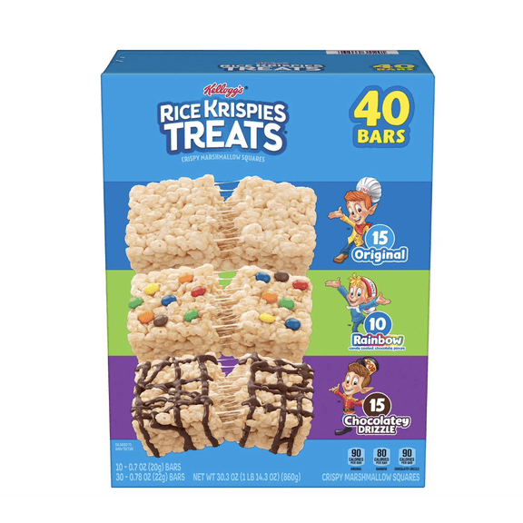 Rice Krispies Treats Variety Pack, 40 ct.
