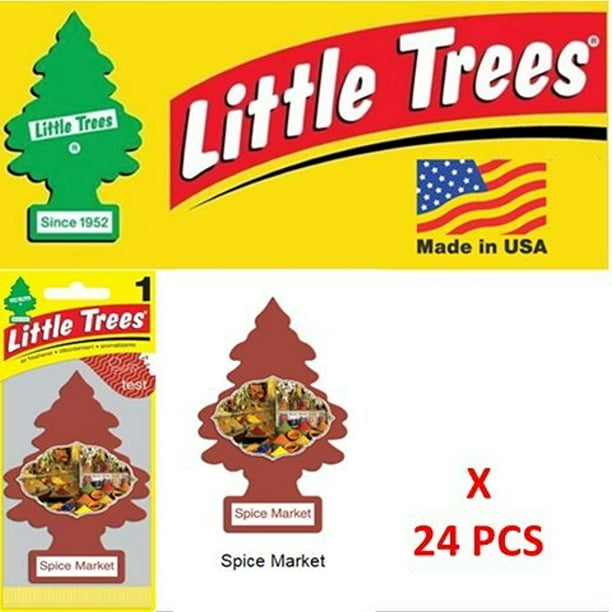 Little Trees Spice Market Air Freshener U1p Pack Of 24 Walmart Com Walmart Com